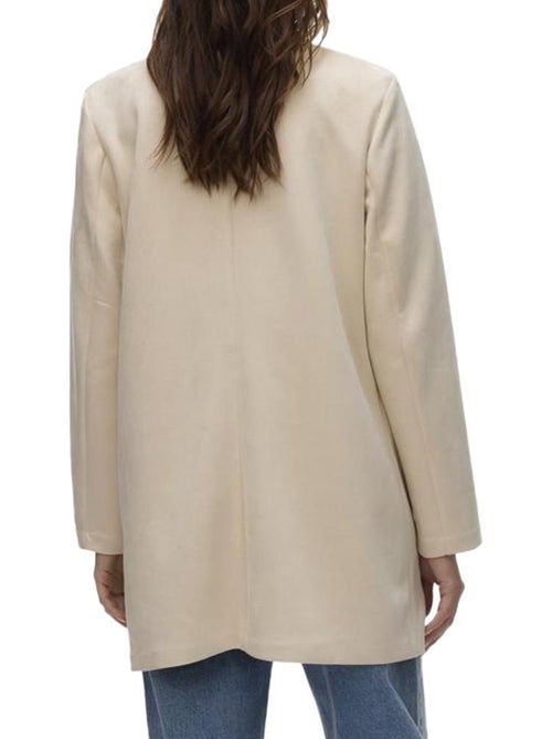 Casaco Bege Feminino Vero Moda Josefreja - Kiabi Casaco Bege Feminino Vero Moda Josefreja - Kiabi