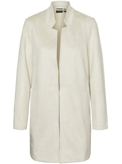 Casaco bege feminino vero moda josefreja - Kiabi