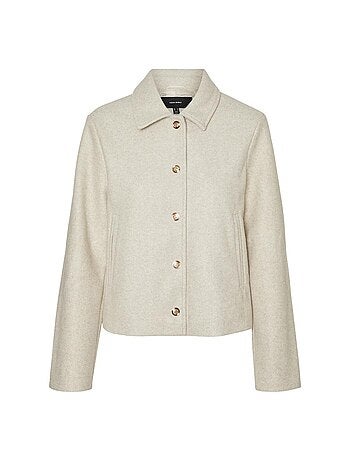 Casaco Bege Vero Moda Fortunesofia para Mulher