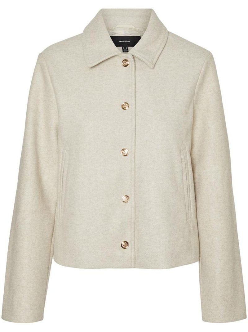Casaco Bege Vero Moda Fortunesofia para Mulher Bege - Kiabi