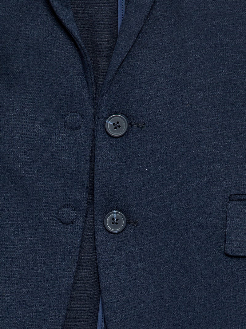 Casaco blazer - coleção fácil de vestir AZUL - Kiabi
