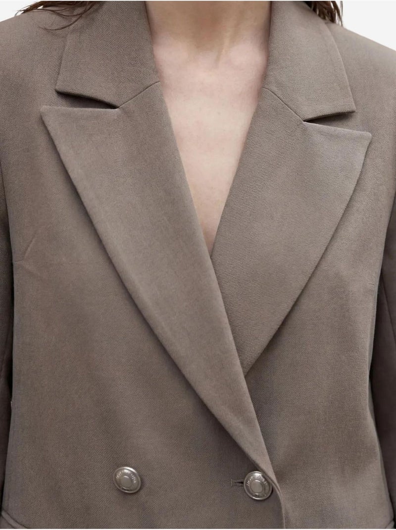 Casaco blazer mulher com botões my fashion Cáqui - Kiabi