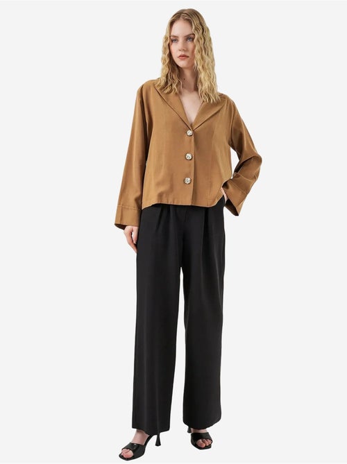Casaco blazer oversize com fecho de botões bdart - Kiabi Casaco blazer oversize com fecho de botões bdart - Kiabi