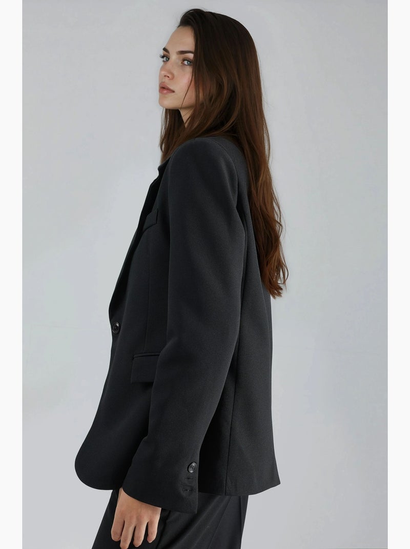 Casaco blazer slim fit hiccup Preto - Kiabi