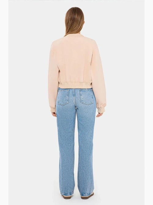 Casaco bomber com gola redonda e bolso hiccup - Kiabi Casaco bomber com gola redonda e bolso hiccup - Kiabi
