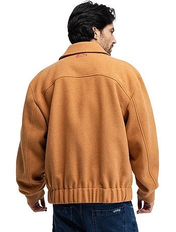 Casaco bomber de lã para homem