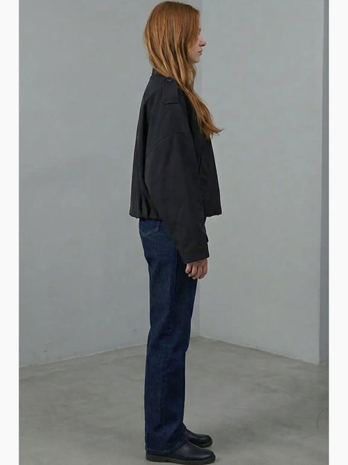 Casaco bomber em gabardina com fecho de correr bdart - Kiabi Casaco bomber em gabardina com fecho de correr bdart - Kiabi