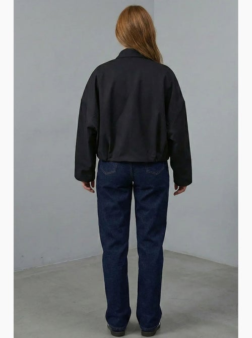 Casaco bomber em gabardina com fecho de correr bdart - Kiabi Casaco bomber em gabardina com fecho de correr bdart - Kiabi