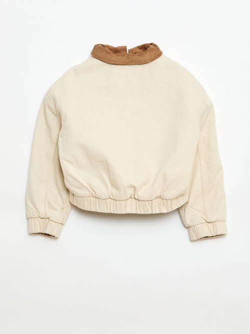 Casaco bomber em ganga - Kiabi