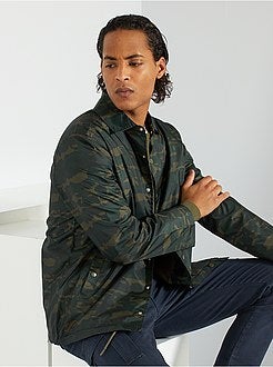 Casaco camuflado de conceção ecológica - Kiabi