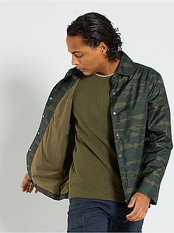 Casaco camuflado de conceção ecológica - Kiabi