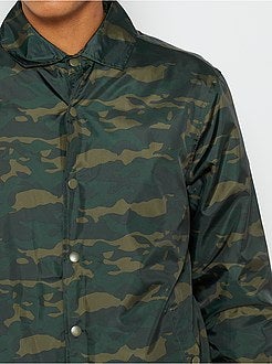 Casaco camuflado de conceção ecológica - Kiabi