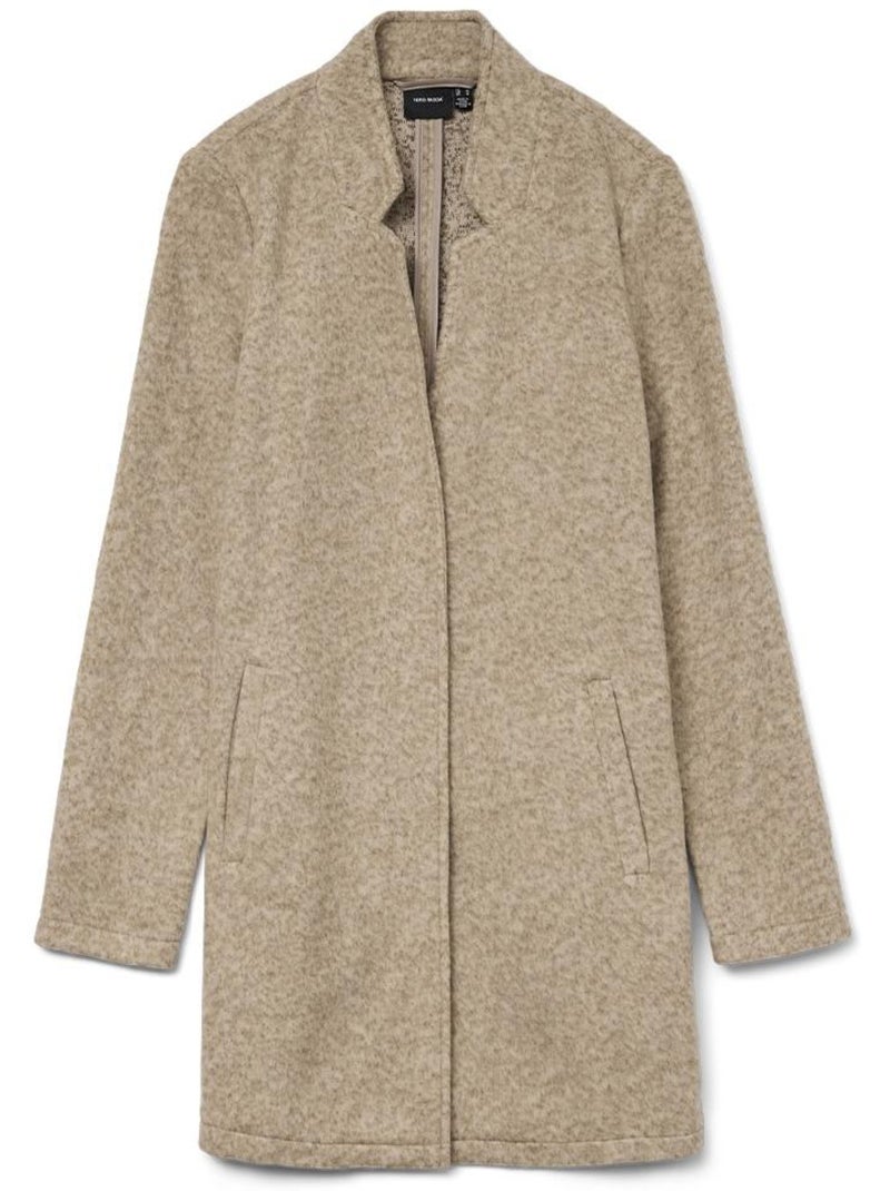 Casaco Castanho de Mulher Vero Moda Brushedkatrine Castanho-capuccino - Kiabi