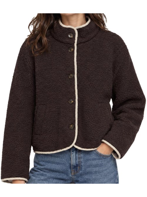Casaco castanho feminino vero moda cleo - Kiabi Casaco castanho feminino vero moda cleo - Kiabi