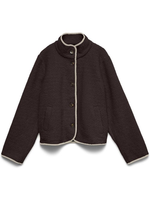 Casaco castanho feminino vero moda cleo - Kiabi Casaco castanho feminino vero moda cleo - Kiabi