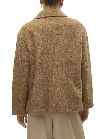 Casaco Castanho Feminino Vero Moda Elite Bella