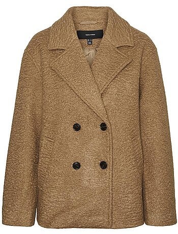 Casaco Castanho Feminino Vero Moda Elite Bella