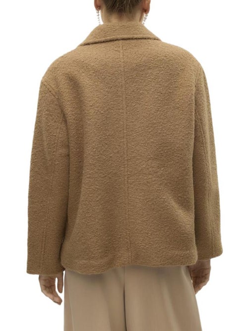 Casaco Castanho Feminino Vero Moda Elite Bella - Kiabi Casaco Castanho Feminino Vero Moda Elite Bella - Kiabi