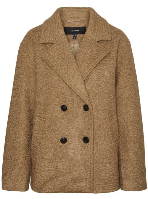 Casaco Castanho Feminino Vero Moda Elite Bella - Kiabi Casaco Castanho Feminino Vero Moda Elite Bella - Kiabi