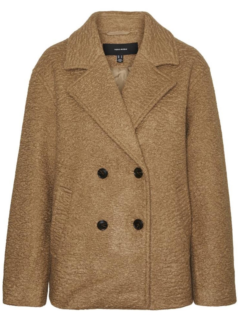 Casaco Castanho Feminino Vero Moda Elite Bella Castanho-capuccino - Kiabi