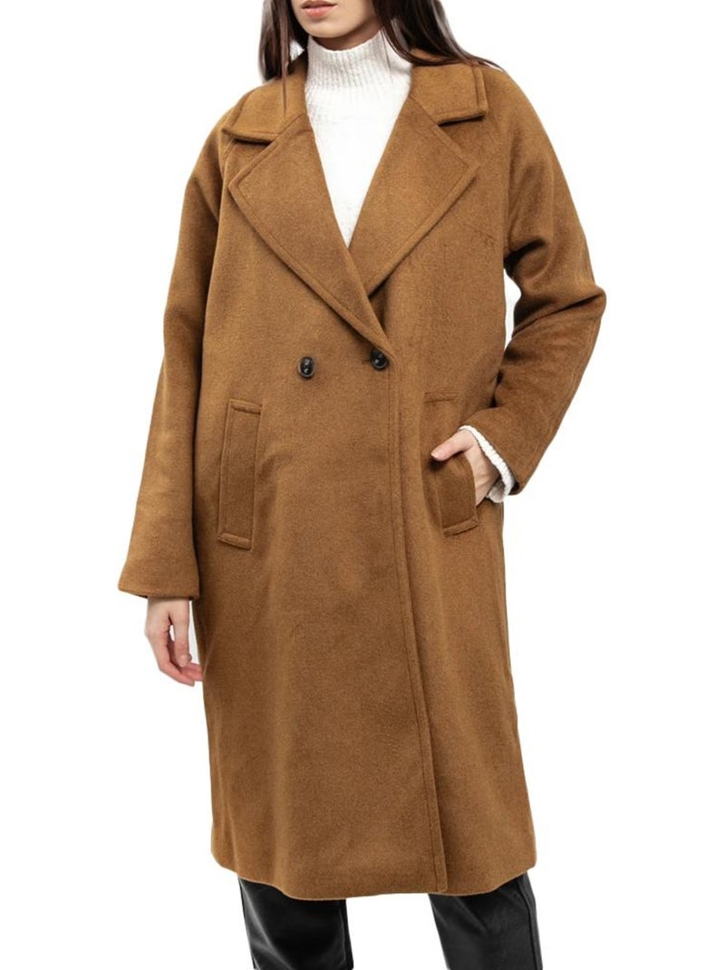 Casaco Castanho Feminino Vero Moda Hazel Castanho-capuccino - Kiabi