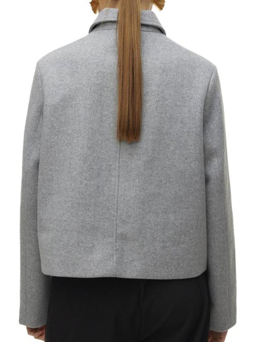 Casaco Cinzento Feminino Vero Moda Fortunesofia - Kiabi