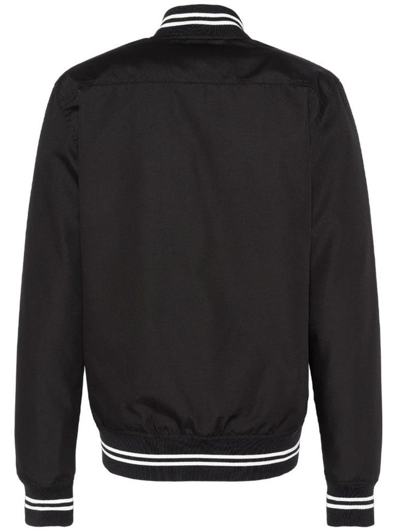 Casaco College Schott Preto para Homem Preto - Kiabi