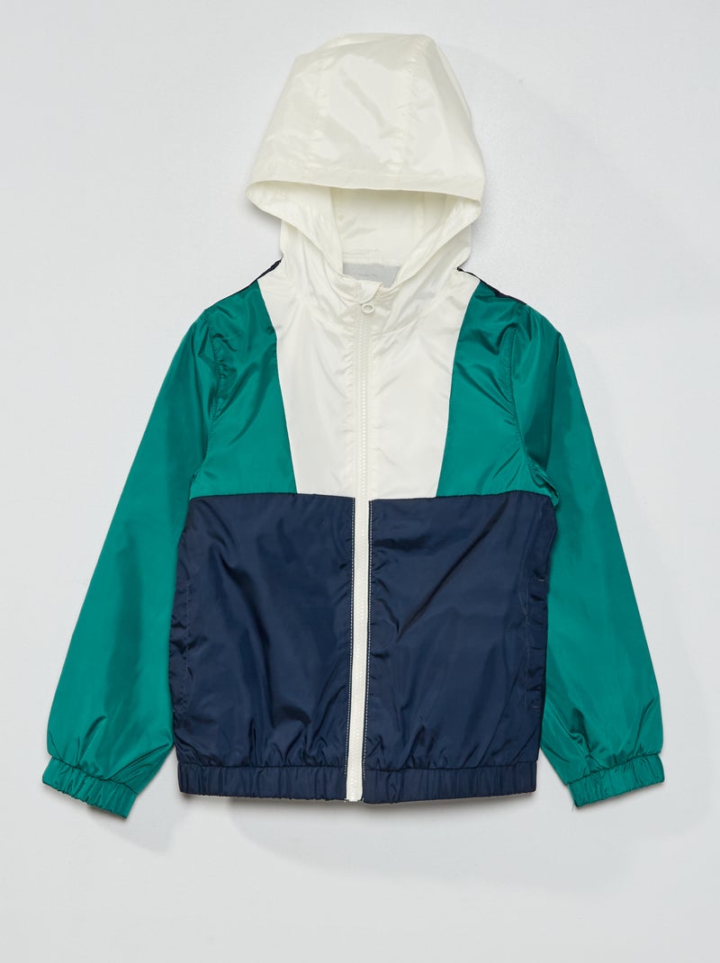 Casaco color-block VERDE - Kiabi