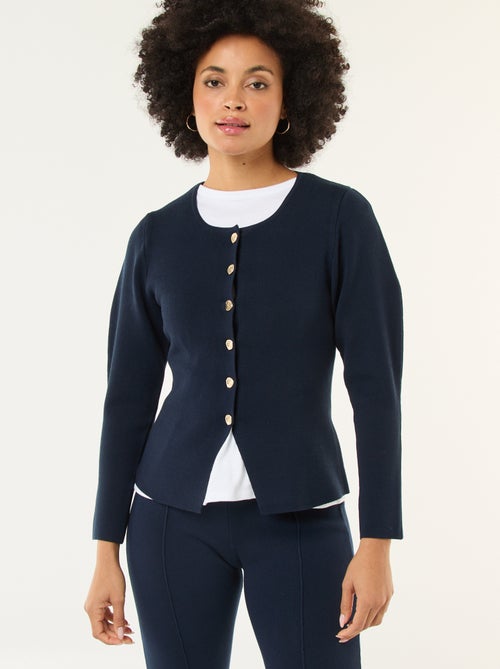 Casaco com botões dourados - Kiabi