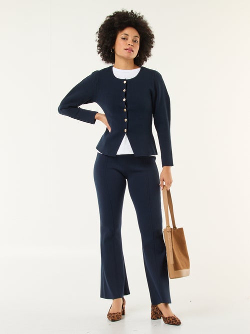 Casaco com botões dourados - Kiabi