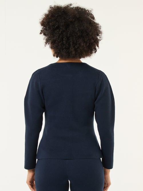 Casaco com botões dourados - Kiabi