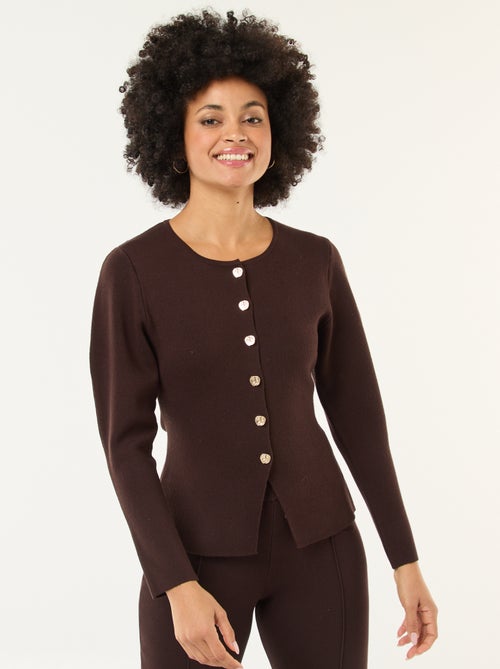 Casaco com botões dourados - Kiabi