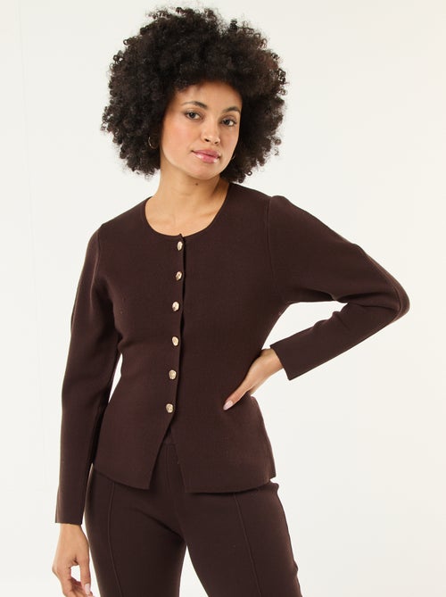 Casaco com botões dourados - Kiabi