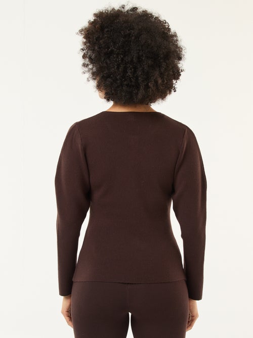 Casaco com botões dourados - Kiabi