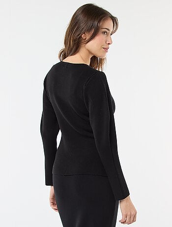 Casaco com botões dourados