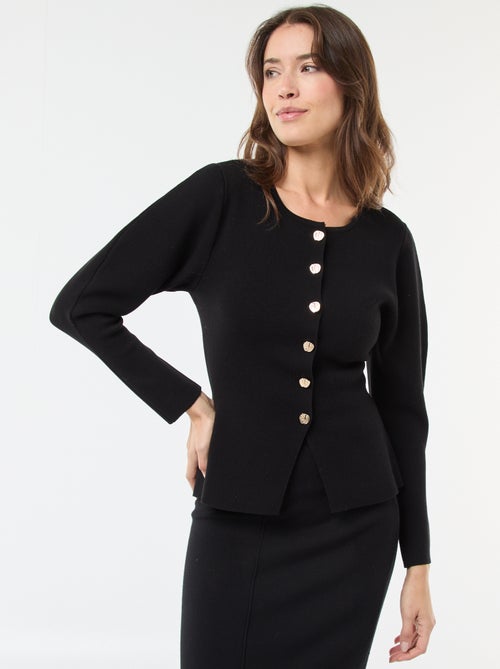 Casaco com botões dourados - Kiabi