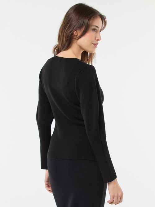 Casaco com botões dourados - Kiabi