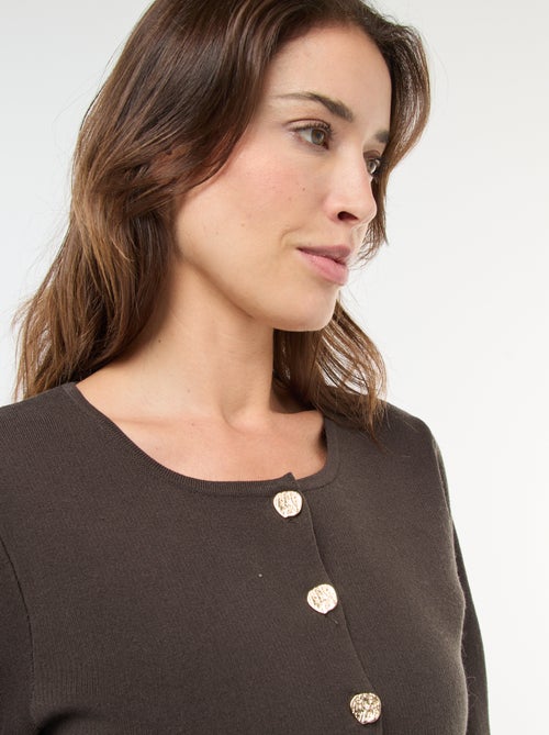 Casaco com botões dourados - Kiabi