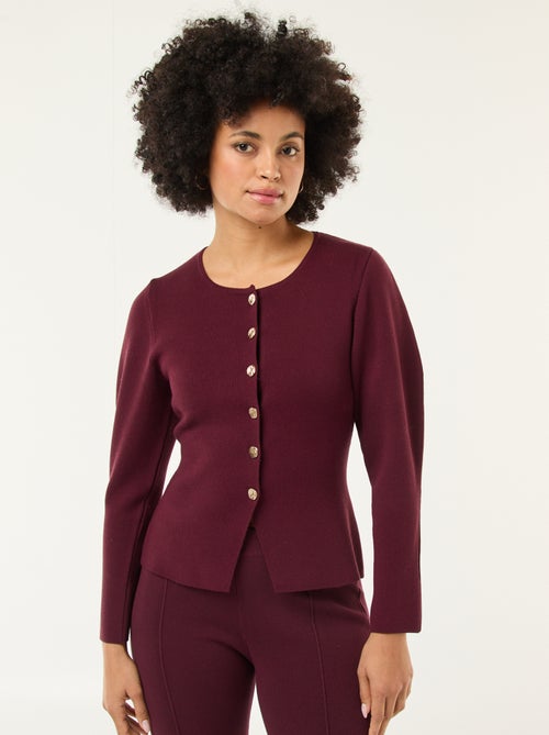 Casaco com botões dourados - Kiabi