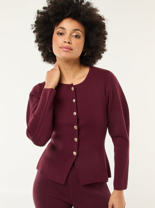 Casaco com botões dourados - Kiabi