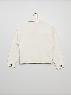 Casaco com botões em algodão - Kiabi