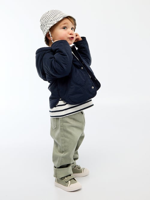 Casaco com capuz acolchoado - Kiabi