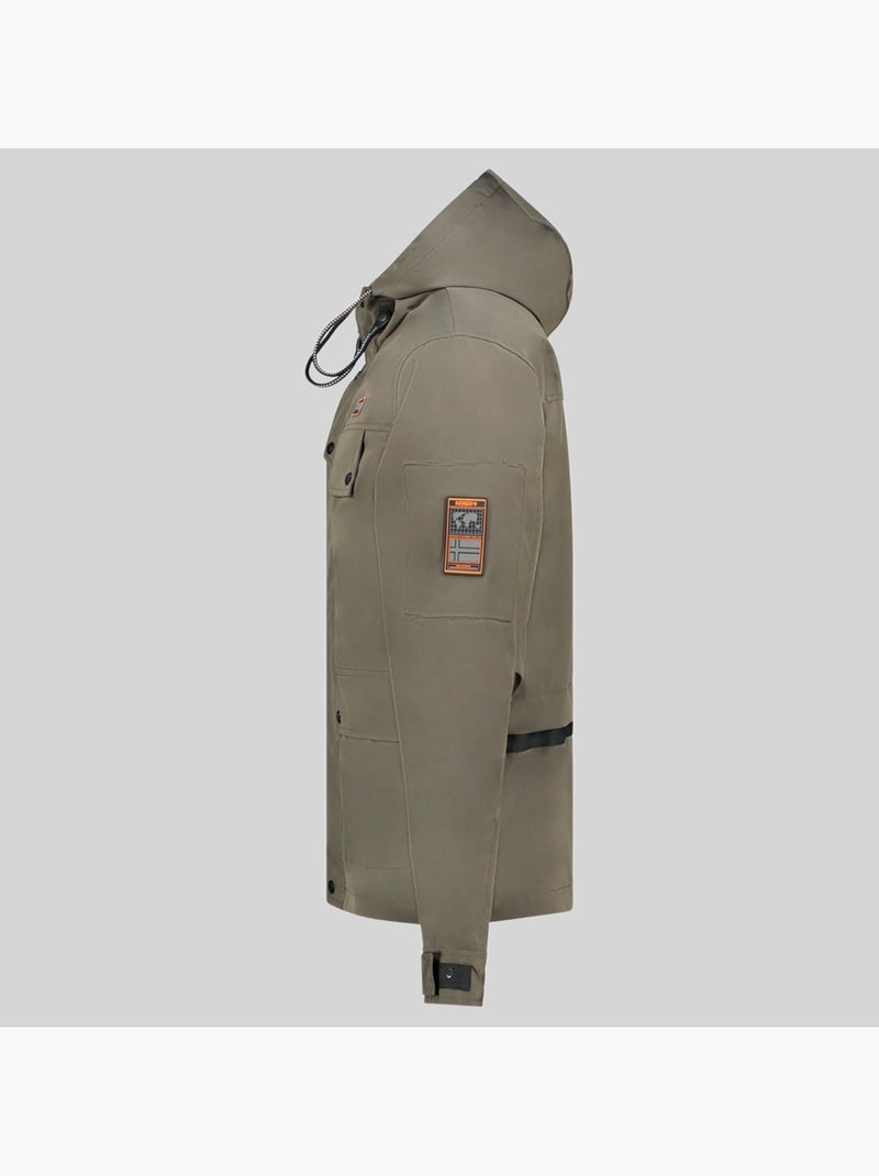 Casaco com capuz bakirou – geographical norway Cáqui - Kiabi
