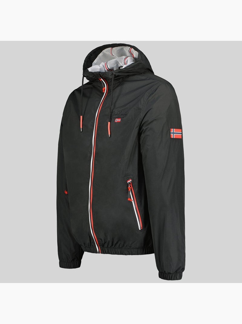 Casaco com capuz bolby – geographical norway Preto - Kiabi