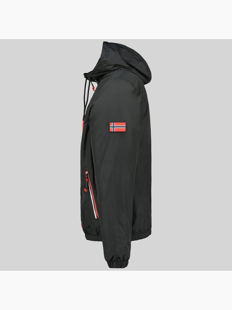 Casaco com capuz bolby – geographical norway Preto - Kiabi