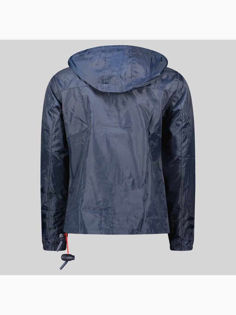 Casaco com capuz choupa – geographical norway Azul-marinho - Kiabi