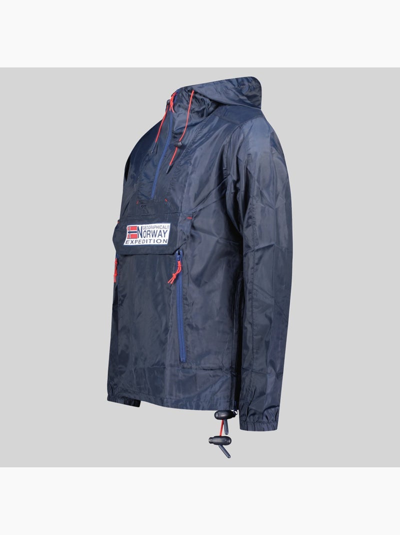 Casaco com capuz choupa – geographical norway Azul-real - Kiabi