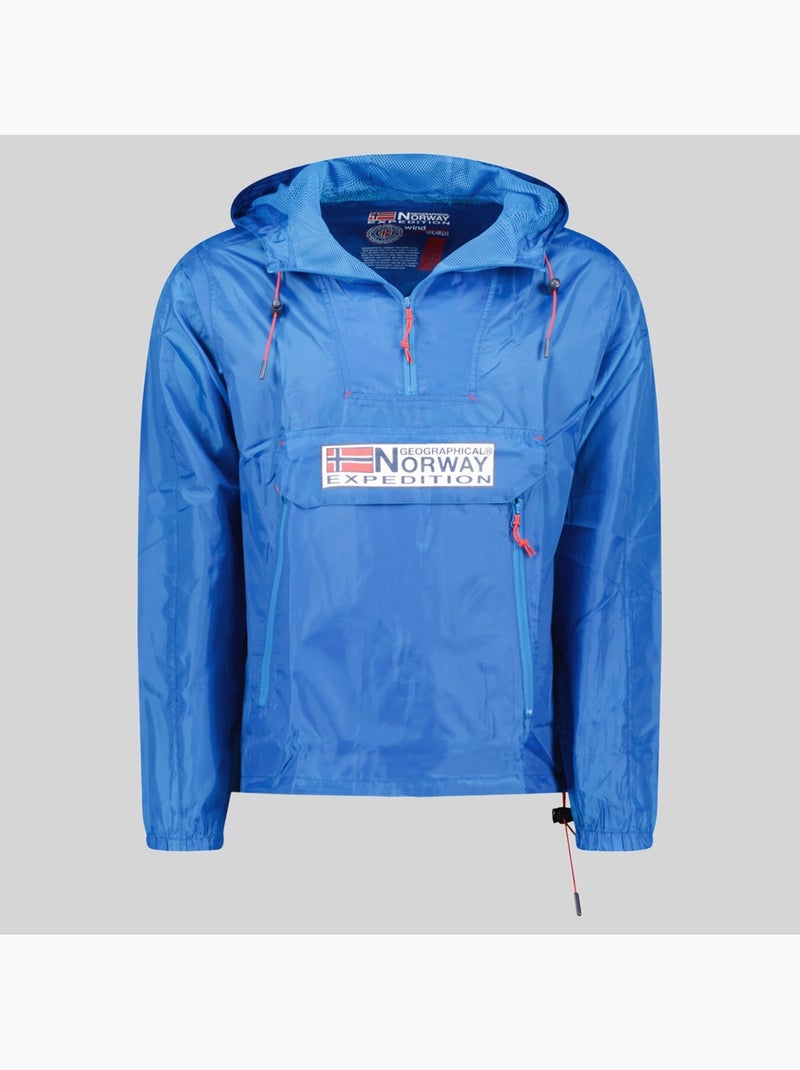 Casaco com capuz choupa – geographical norway Cinza claro - Kiabi