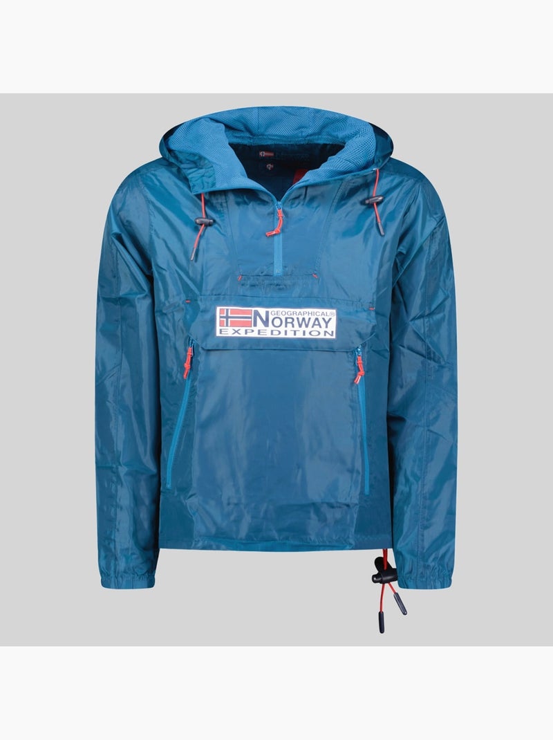 Casaco com capuz choupa – geographical norway Preto - Kiabi