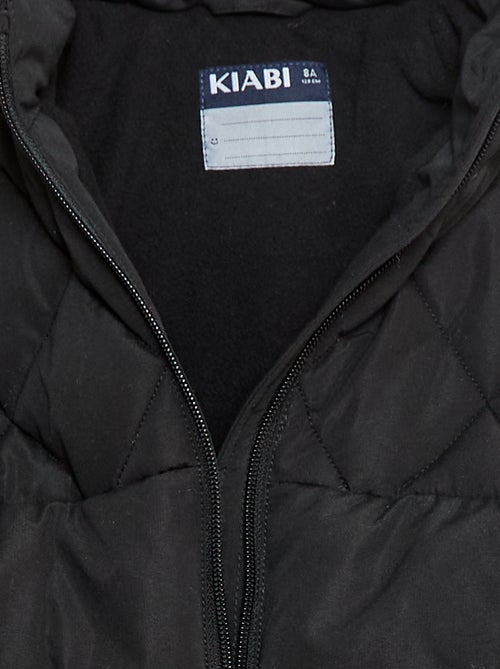 Casaco com capuz e forro polar - Kiabi